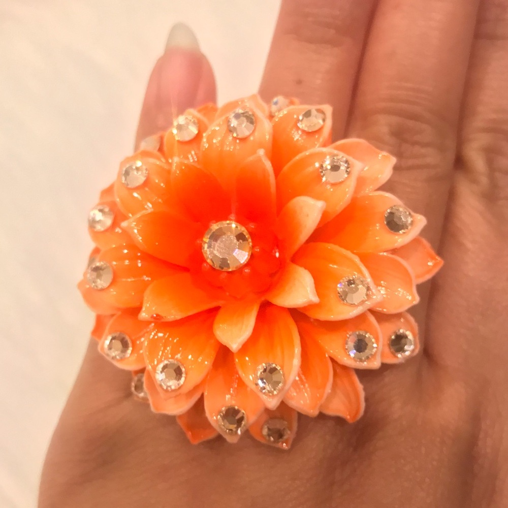 Tarina Tarantino Large Vintage Flower Ring